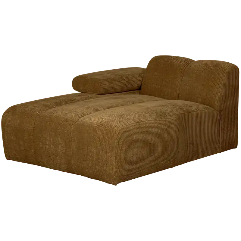 Mojo Chaise Longue Element Links Ribstof Honinggeel Direct Verzonden