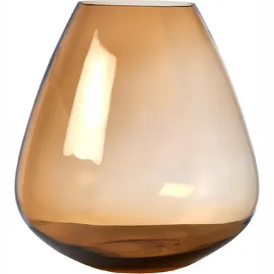 POLSPOTTEN Wiskey Glass Vaas Amber Koop Online