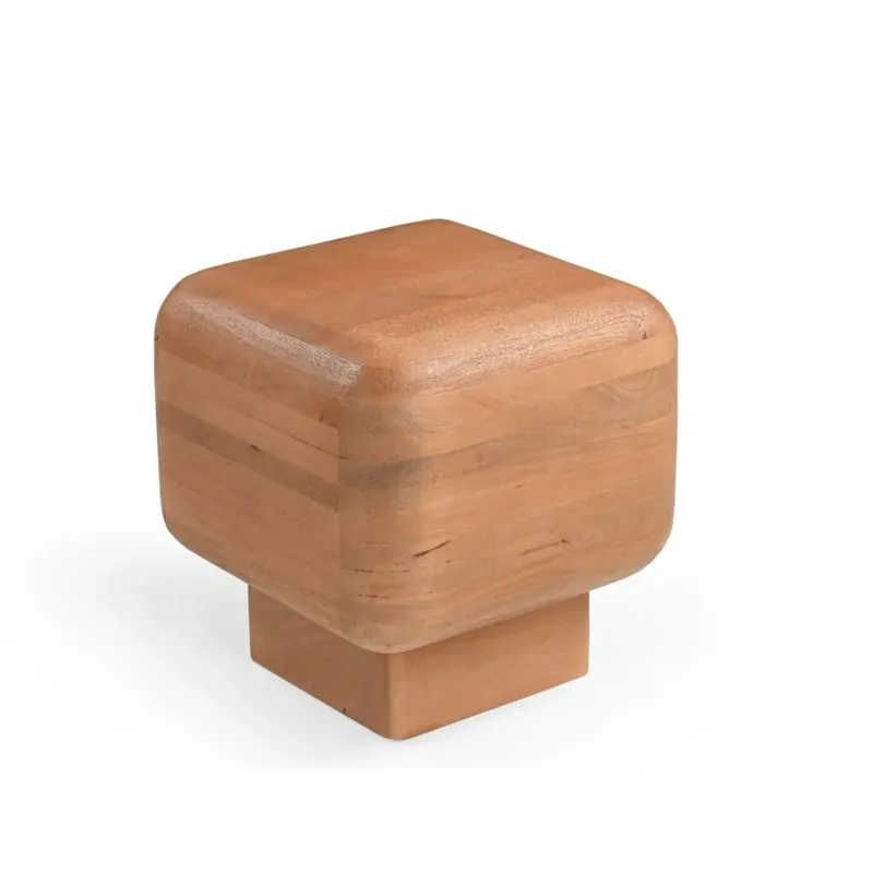 Nu Kopen Bijzettafel Fedde Naturel Mangohout 45 cm